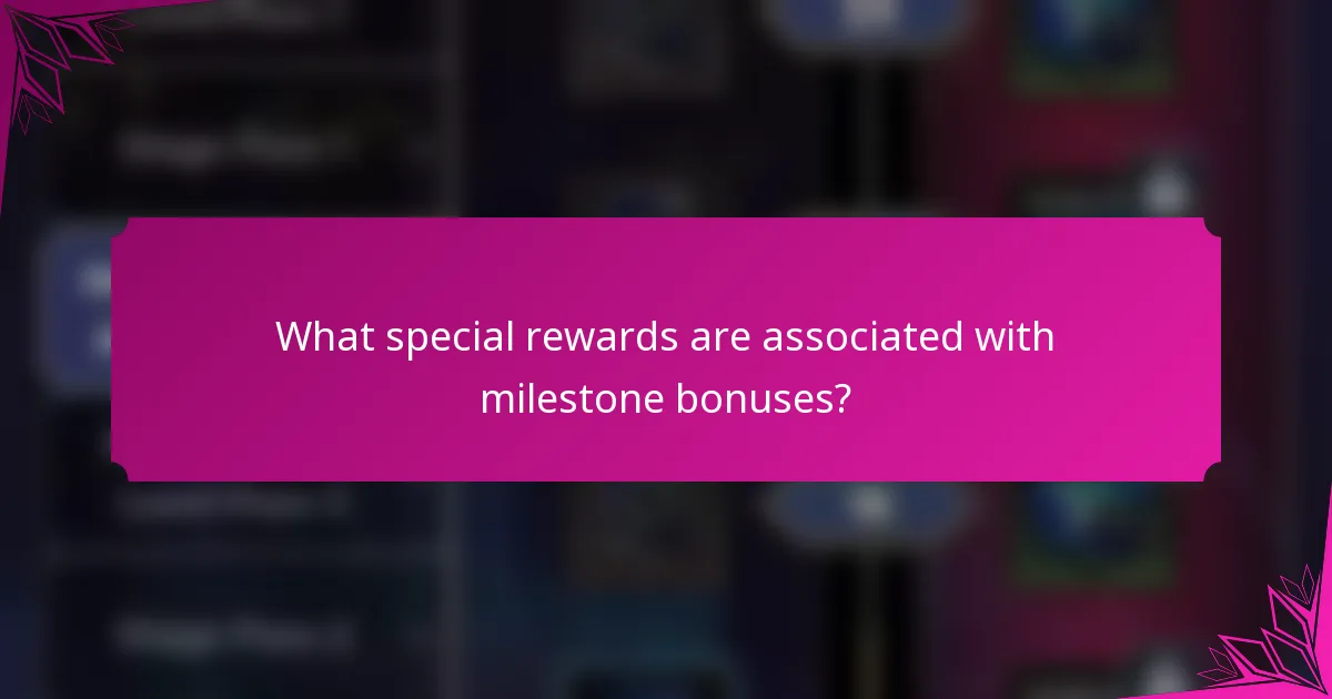 What special rewards are associated with milestone bonuses?